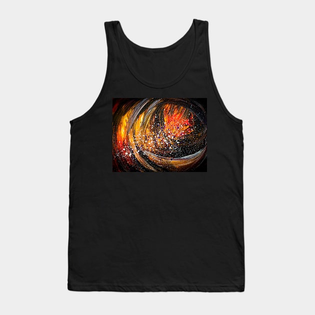 Heated Abstract Tank Top by redwitchart